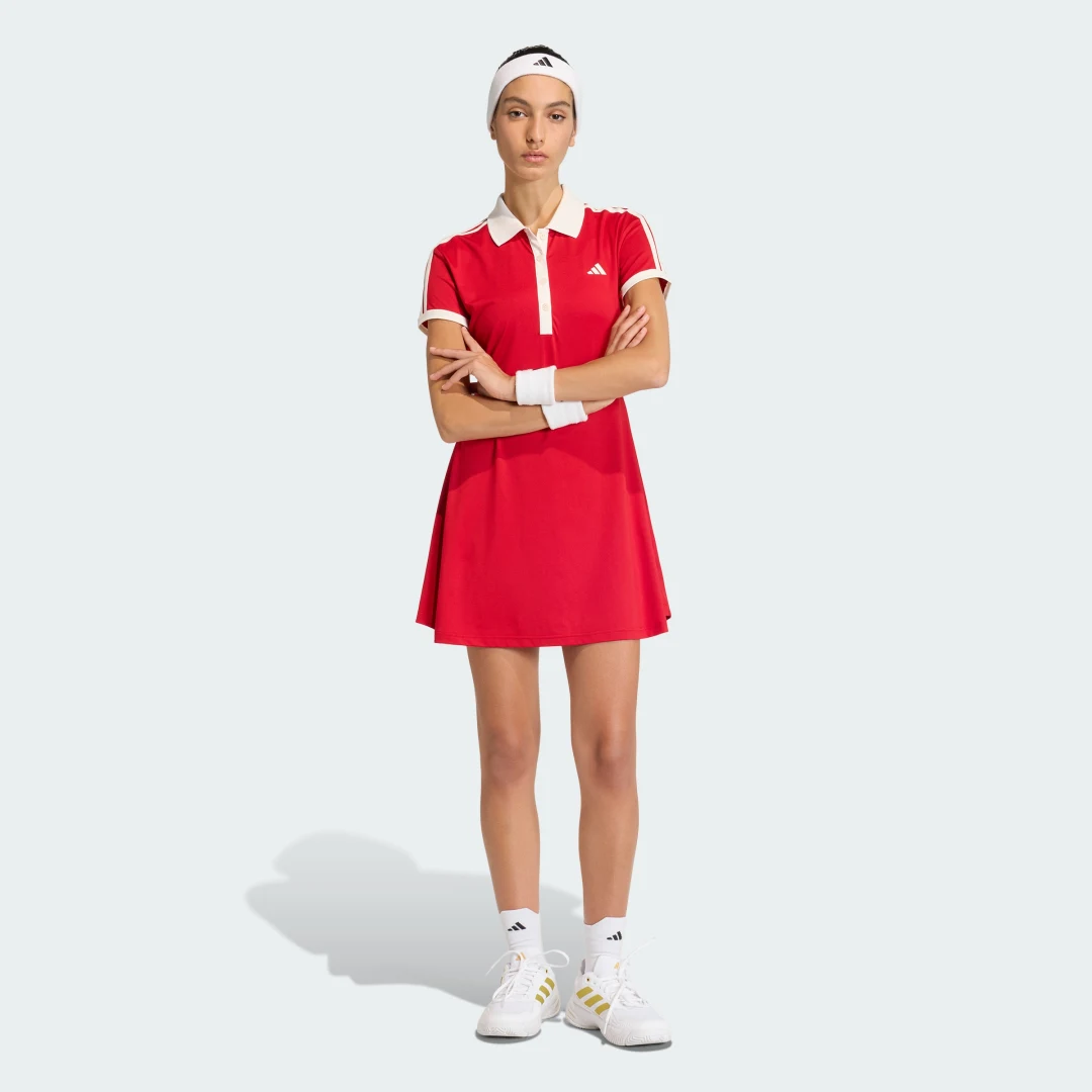 Thumbnail 2 de Vestido Tennis Classics de Adidas — Rojo