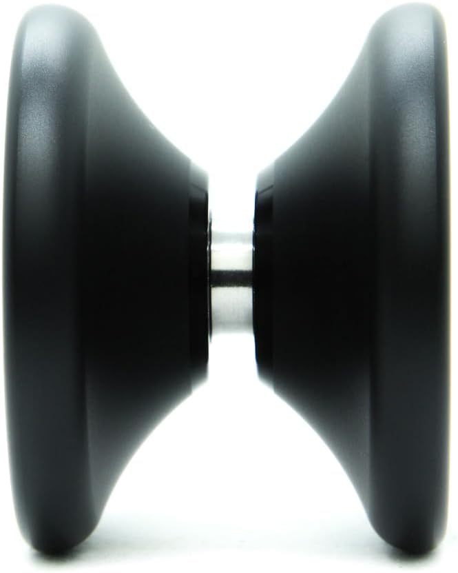Detalle de YOYO FACTORY Bullseye NOIR – aluminiowe jojo do fingerspinów i trików horyzontalnych