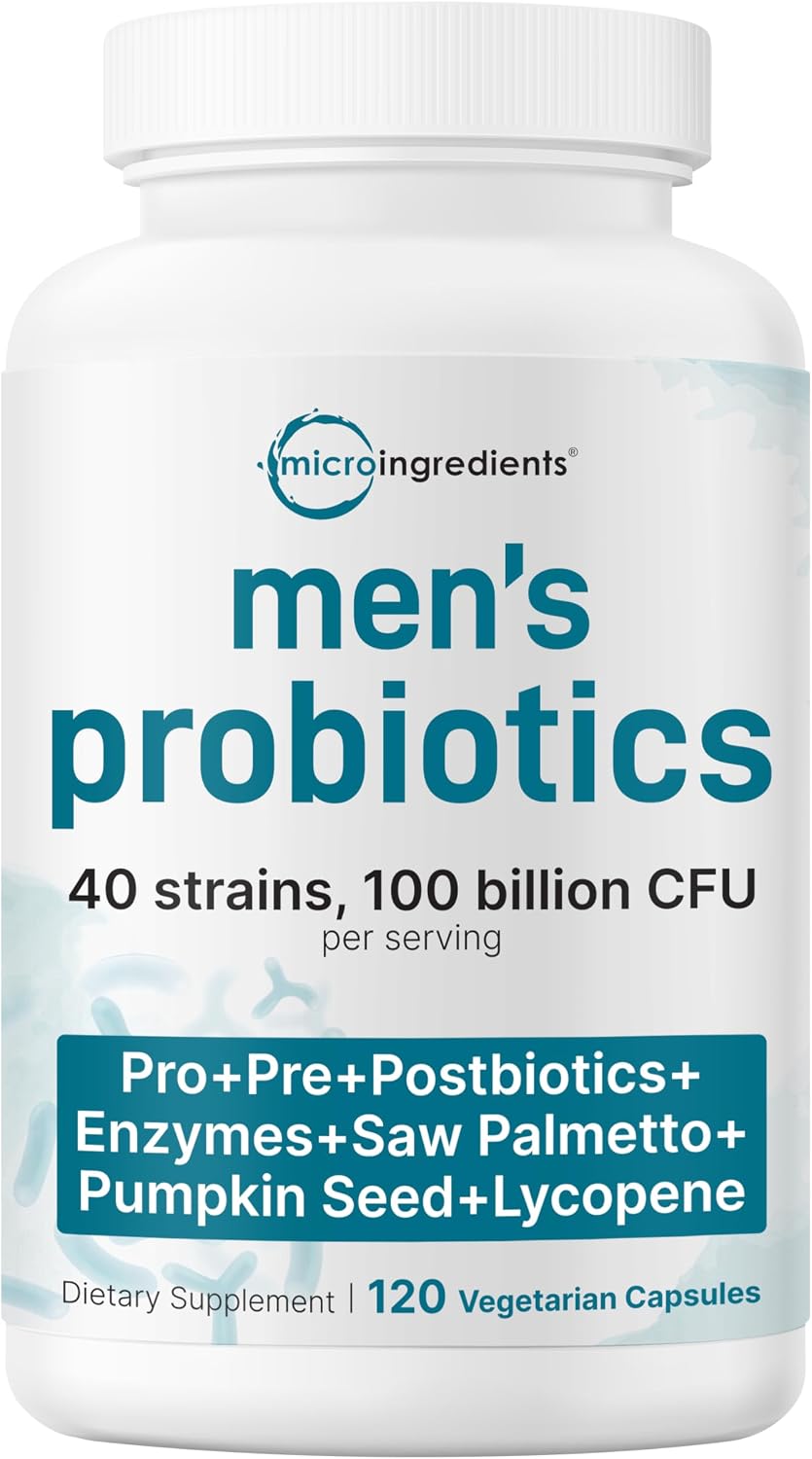 Detalle de Micro Ingredients Men's Probiotic Supplement 100 Billion CFU