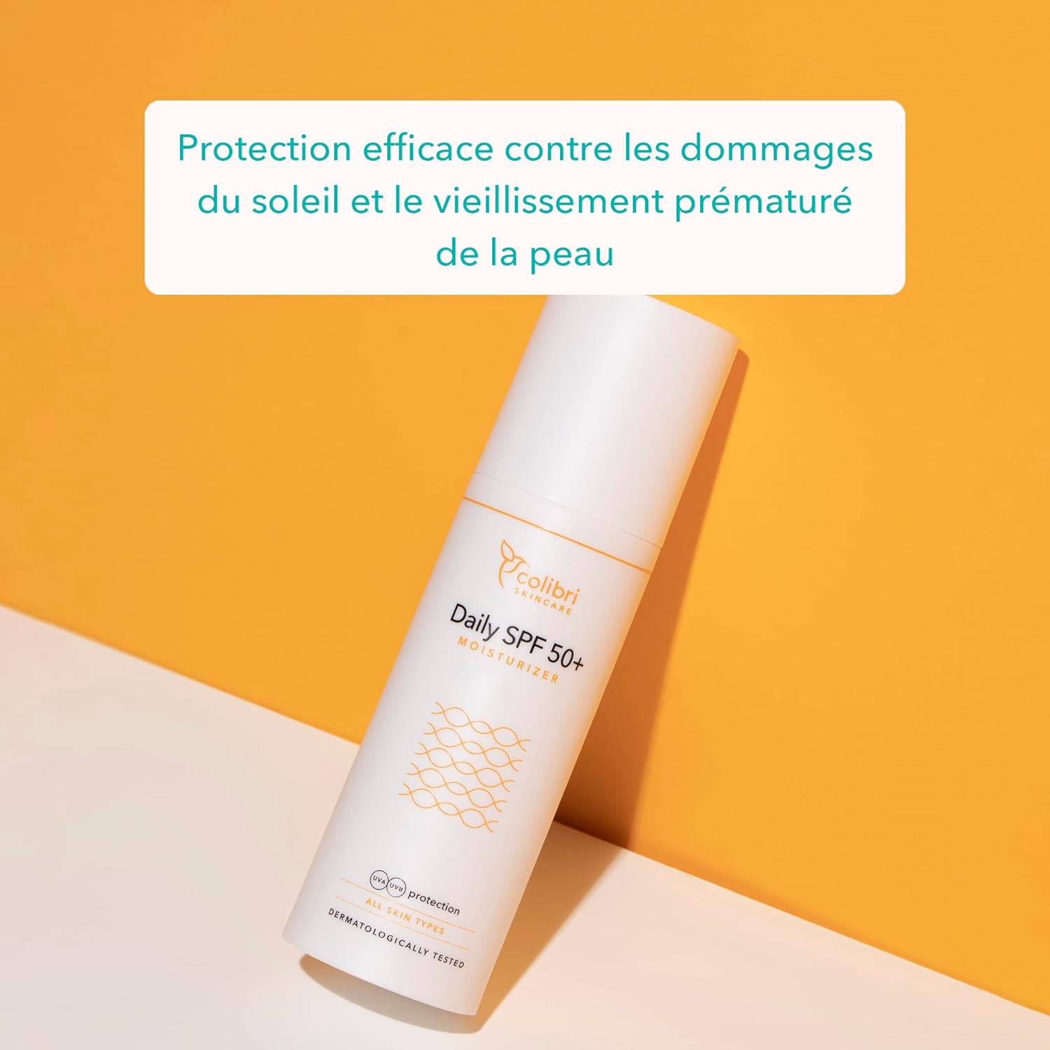 Detalle 2 de colibri skincare DAILY 80ml crème solaire visage