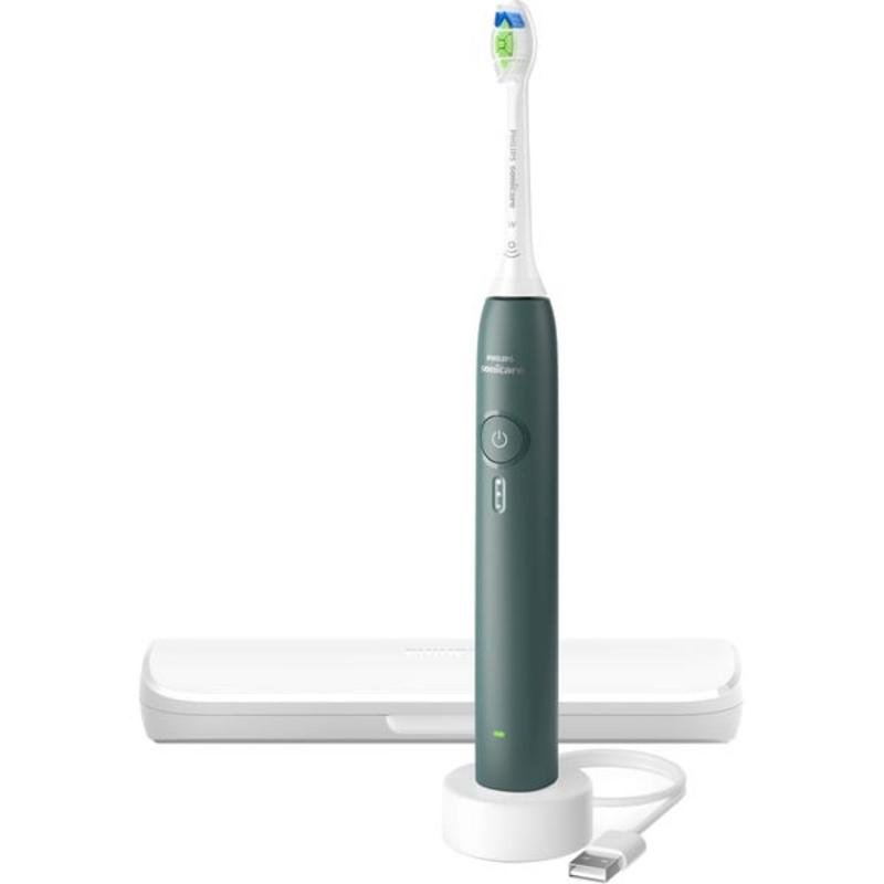 Thumbnail 1 de Cepillo de dientes sónico Philips Sonicare 3100 HX4033/26: 1 modo, sensor de presión y estuche