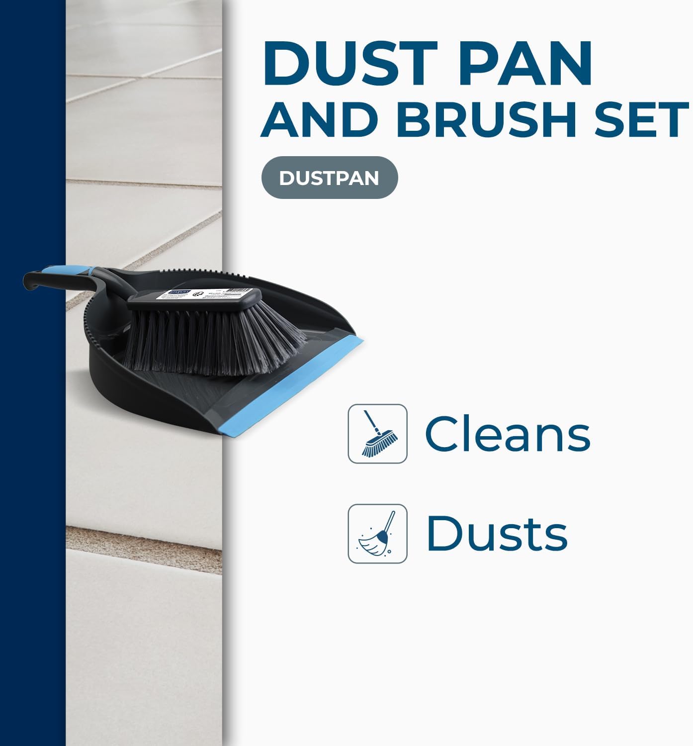 Thumbnail 1 de STARWAX Dustpan and Brush Set 33 cm