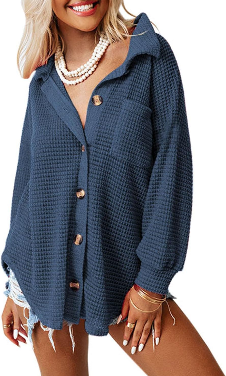 Thumbnail 5 de Dokotoo waffle knit shacket jacket