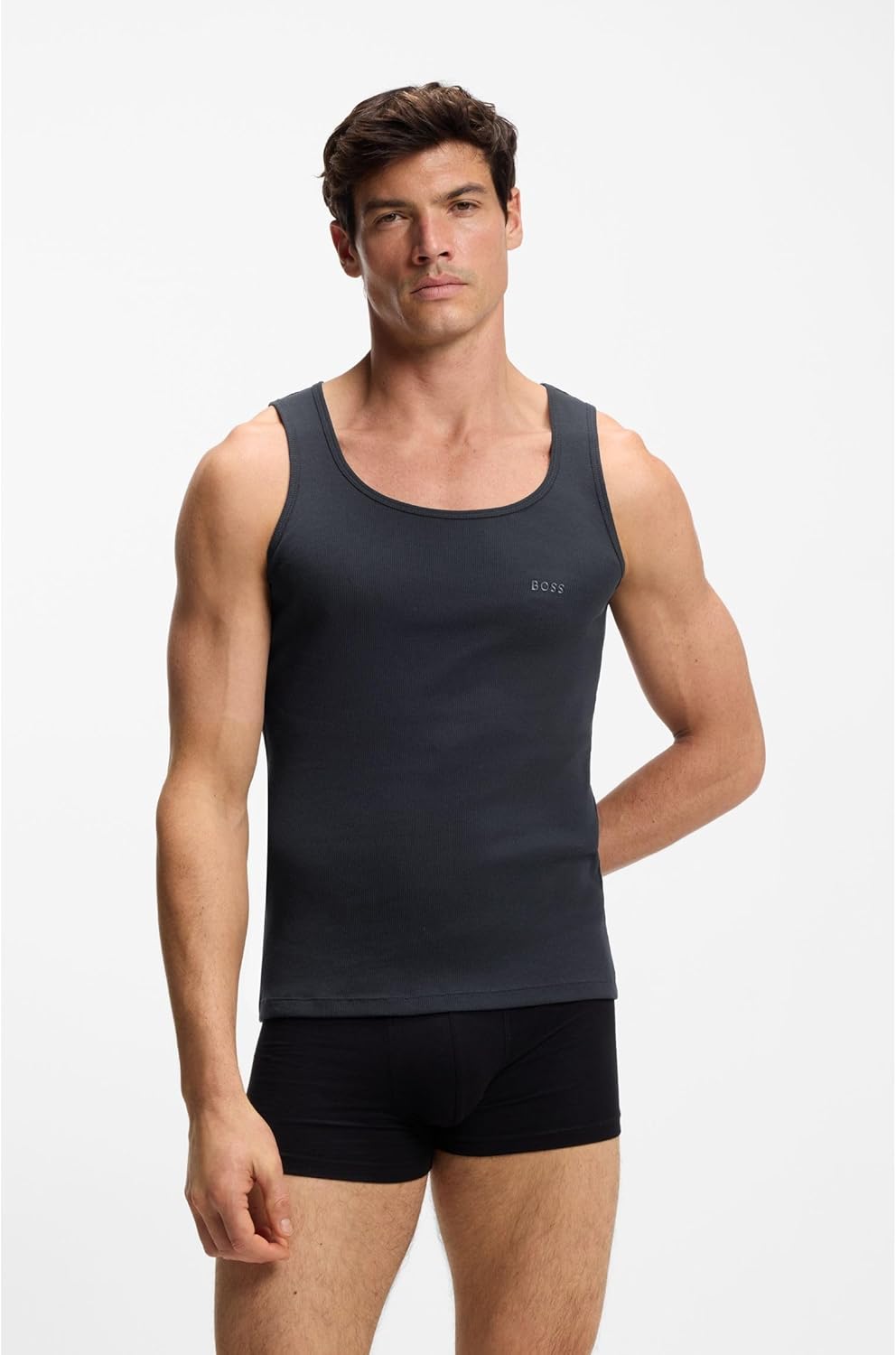 Thumbnail 4 de BOSS Herren Urbanex-CargoLight Hose Tapered Fit aus bügelleichter Stretch-Popeline