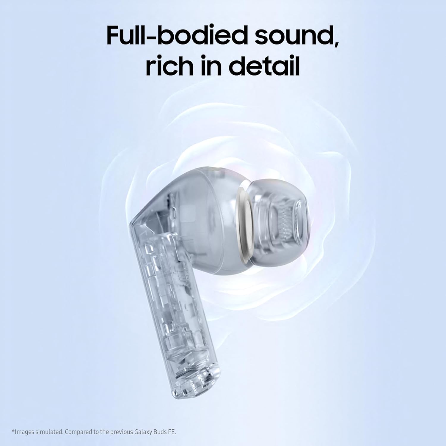 Thumbnail 3 de Samsung Galaxy Buds3 FE wireless earbuds (Grey) with Active Noise Cancelling and 3-year extended warranty (UK version)