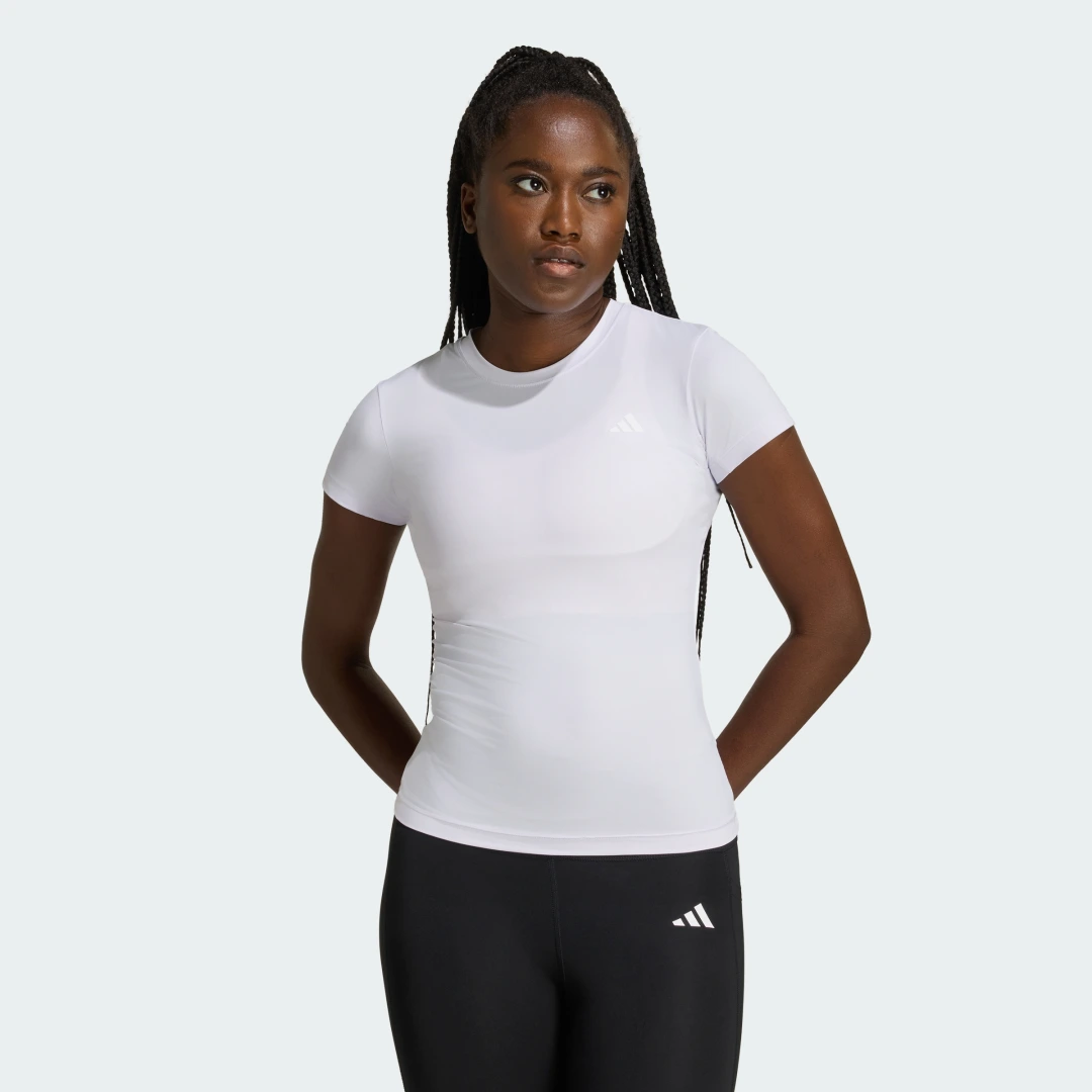 Imagen de Adidas Camiseta PrimeLift Essentials Workout Contour - color violeta en OfertitasTOP