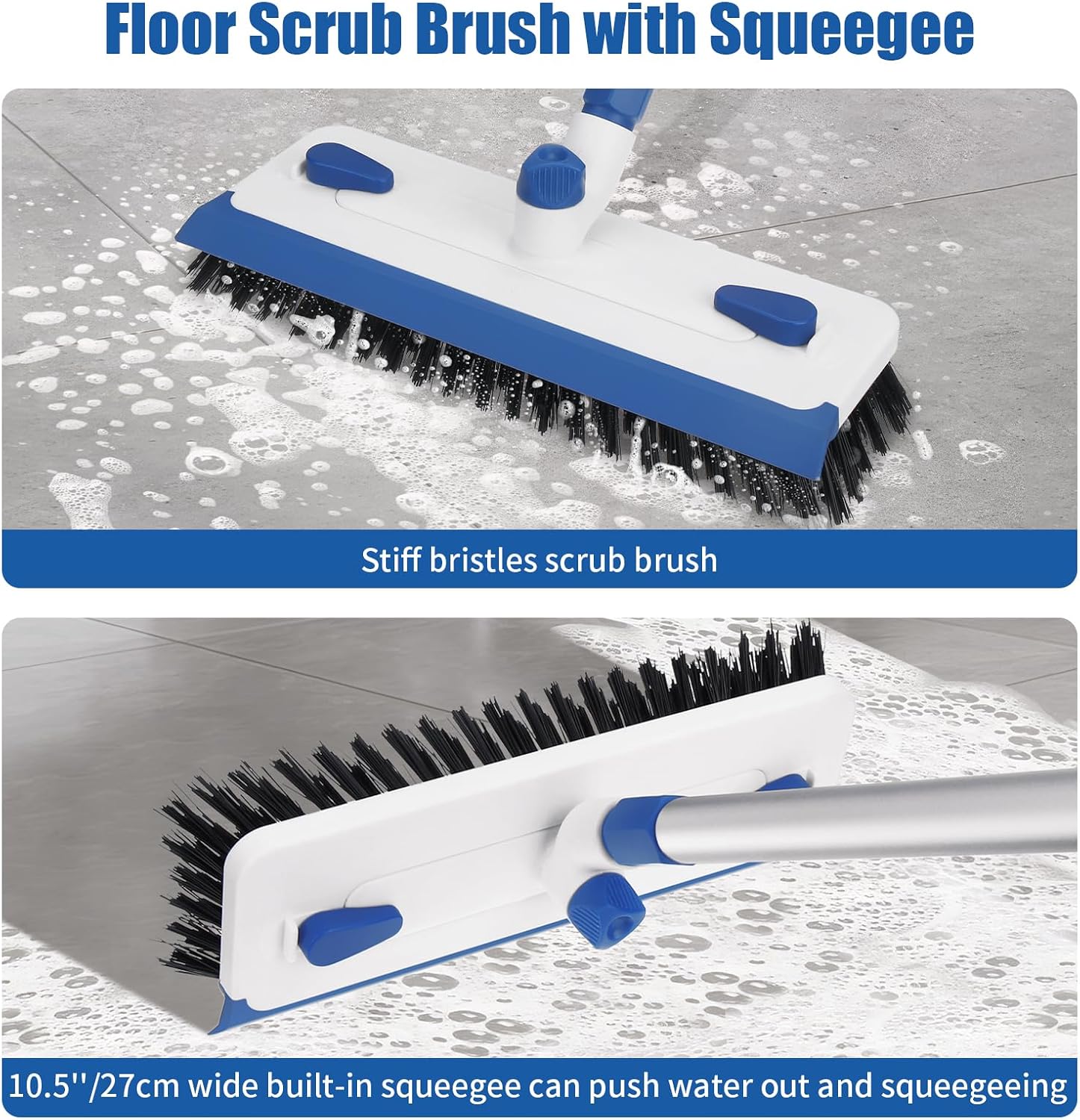 Thumbnail 3 de Qaestfy Floor Scrub Brush 55'' 3 in 1