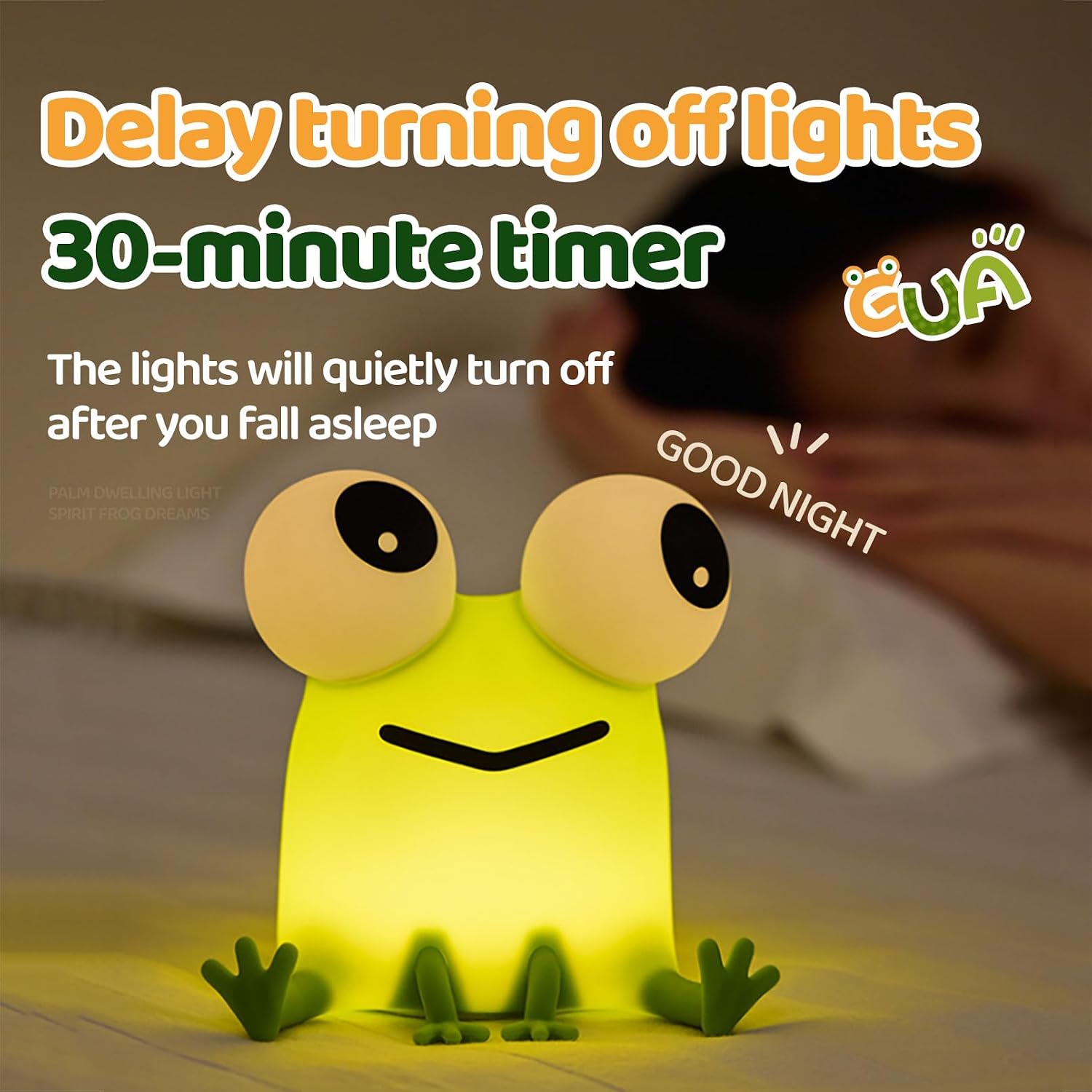Thumbnail 5 de DADYLOBO Frog Night Light 3-level dimmable lamp