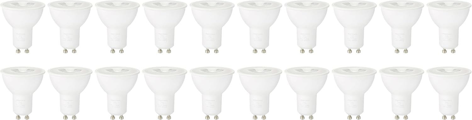 Thumbnail 6 de Amazon Basics LED GU10 Spotlight Bulb (6-Pack) 4.7W, 2700K Warm White, Non-Dimmable