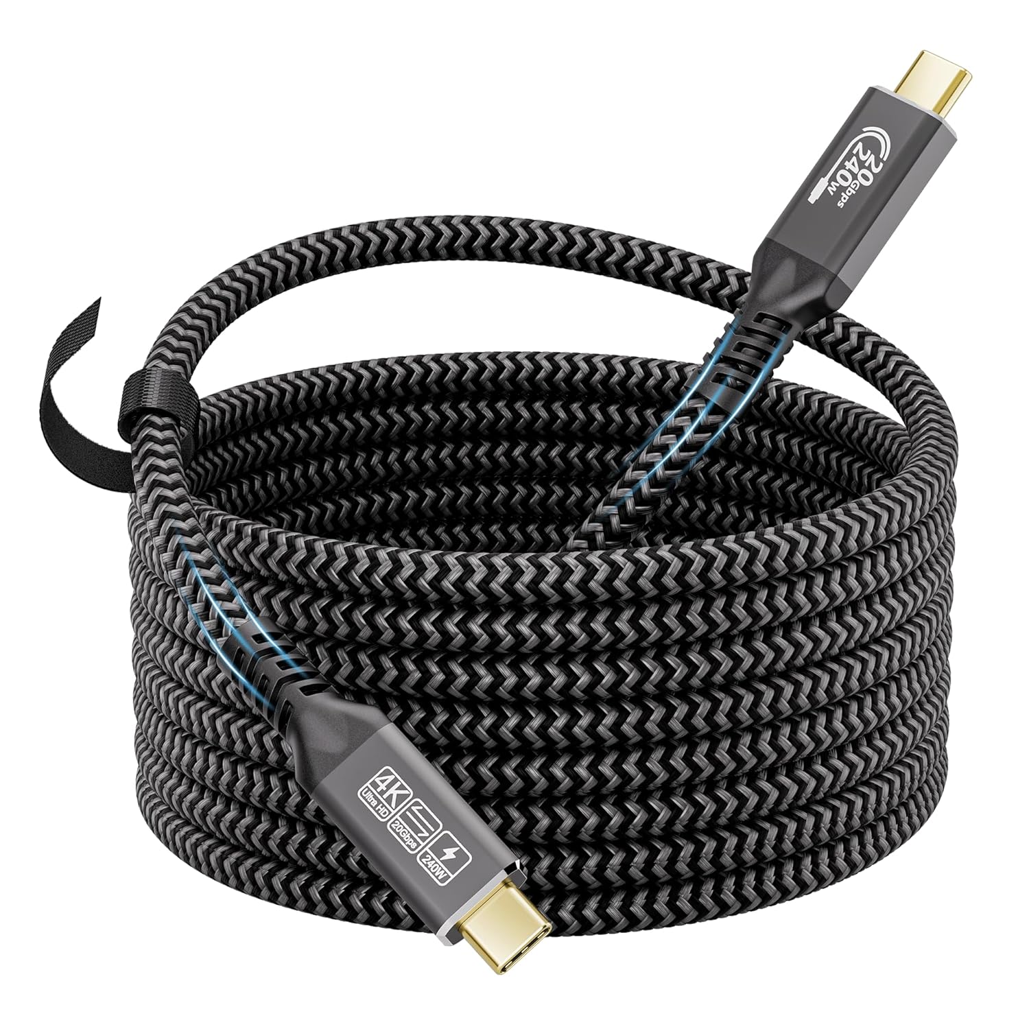 Detalle de CAKOBLE USB C Kabel 3 m mit 240 W