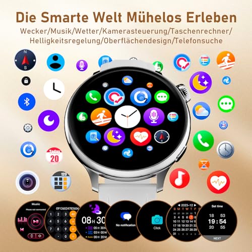 Thumbnail 1 de OKYUK Reloj Inteligente Mujer 1,27" con SpO2