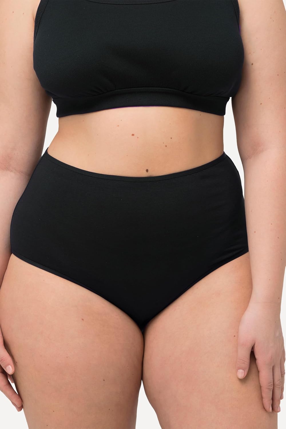 Detalle 2 de Ulla Popken sous-vêtement Femme : culotte sans coutures pour grandes tailles, confort et chaleur