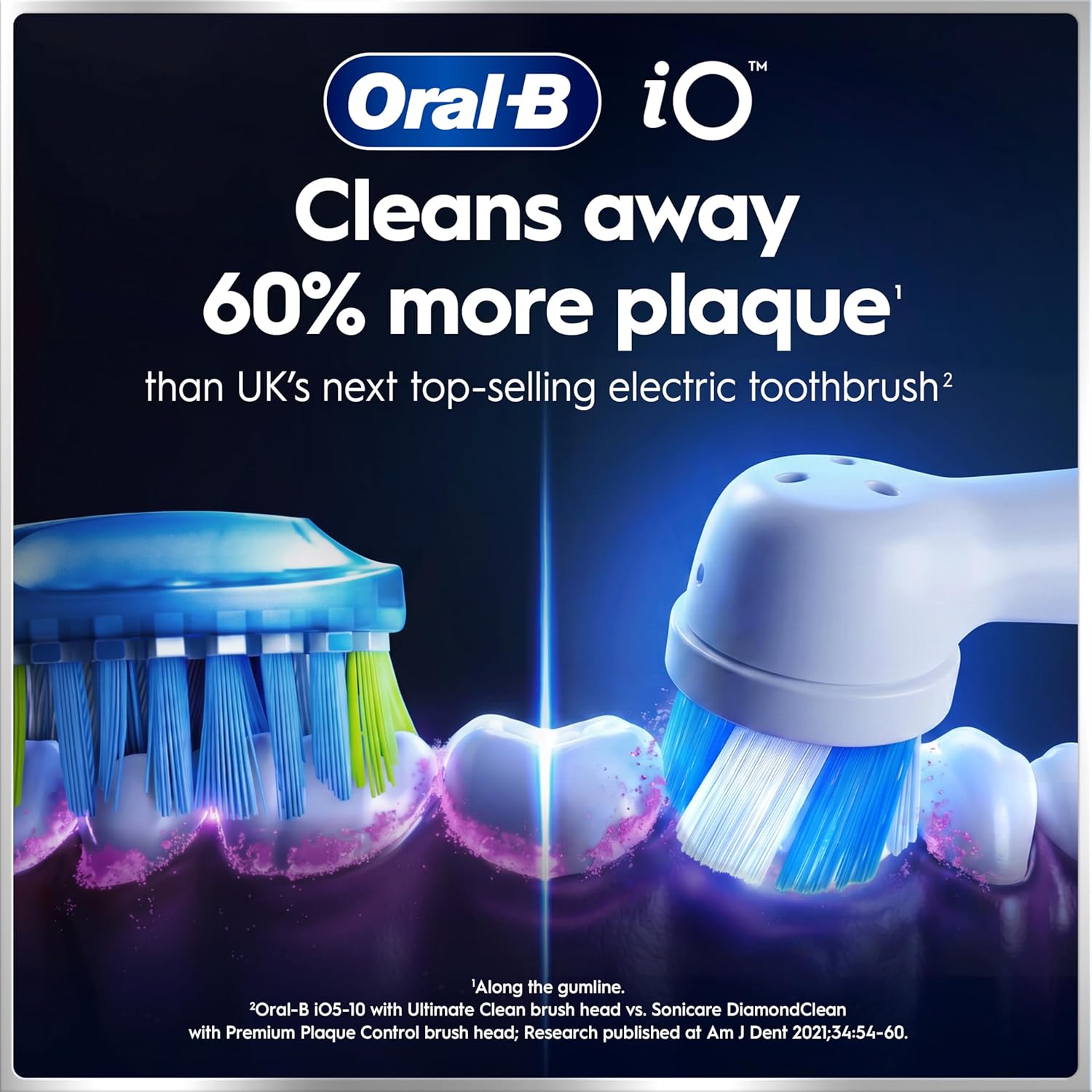 Thumbnail 6 de Oral-B iO5 electric toothbrush for adults with 1 head, 5 modes and travel case (white)
