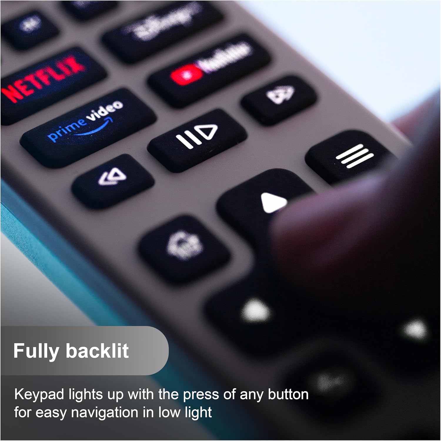Detalle de GE Rechargeable 4-Device Universal Remote with Backlit Keys (Model 80984)