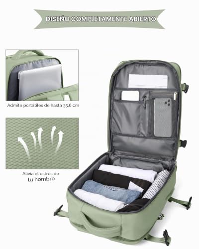 Thumbnail 3 de SZLX Mochila de Viaje Cabina 40x30x20 para mujer: versátil, organizada y apta para Ryanair