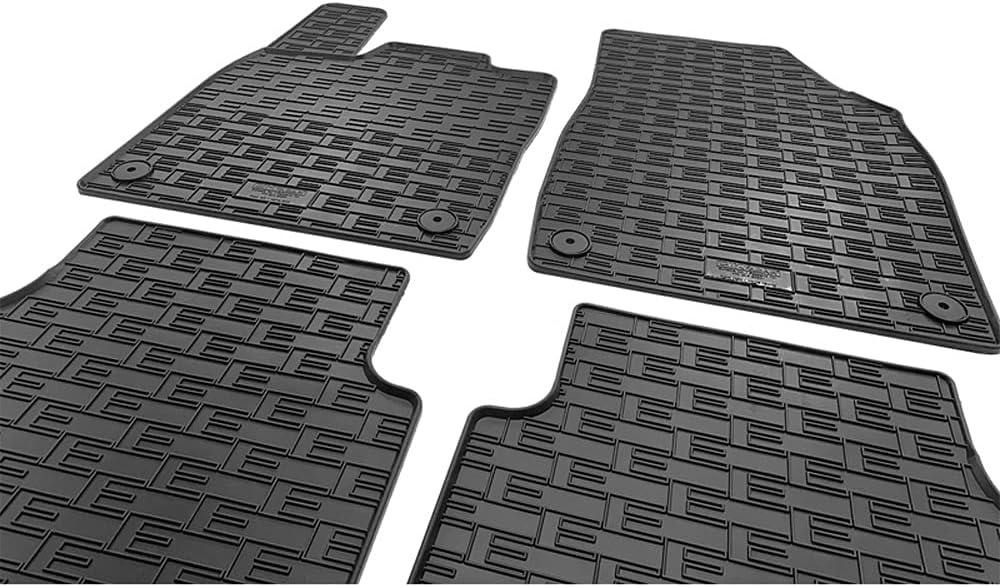 Thumbnail 4 de Set Tapis de Caoutchouc compatible avec VW ID.4 / ID.5, Skoda Enyaq iV, Audi Q4 E-Tron et Cupra Tavascan – 4 pièces avec système de montage