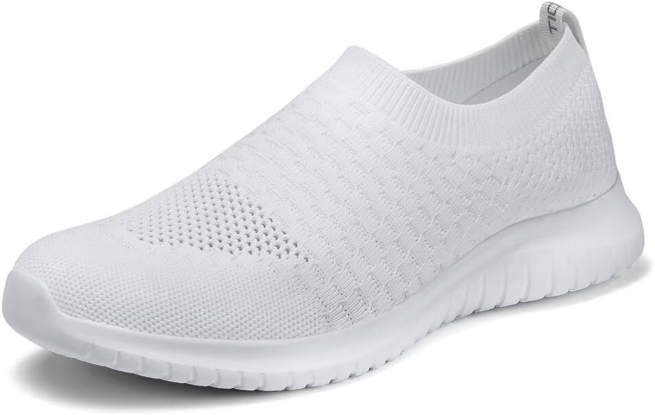 Detalle de TIOSEBON Men's Slip-On Trainers: Lightweight, Breathable Road Running Shoes