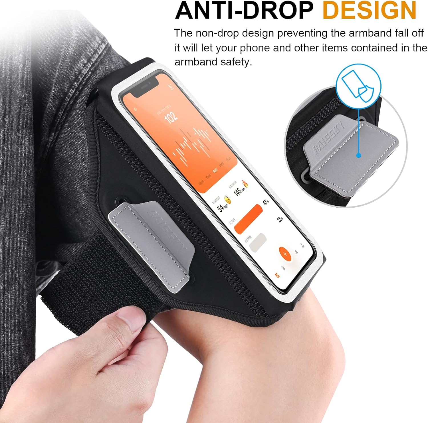 Thumbnail 4 de CITAMAMA Running Armband for 6.9" mobiles