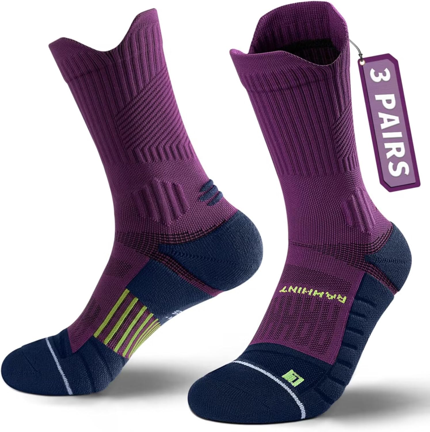 Thumbnail 6 de Rahhint Coolmax 3 Pack Kompressions Laufsocken