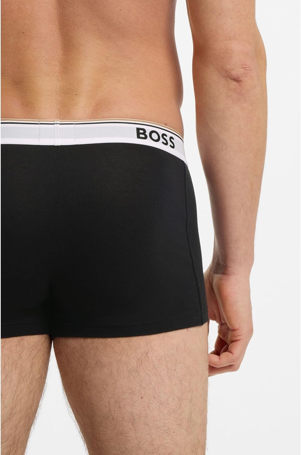 Detalle de BOSS Trunk 3P Power Caleçon Boxeur pour Homme – Qualité et confort assumés