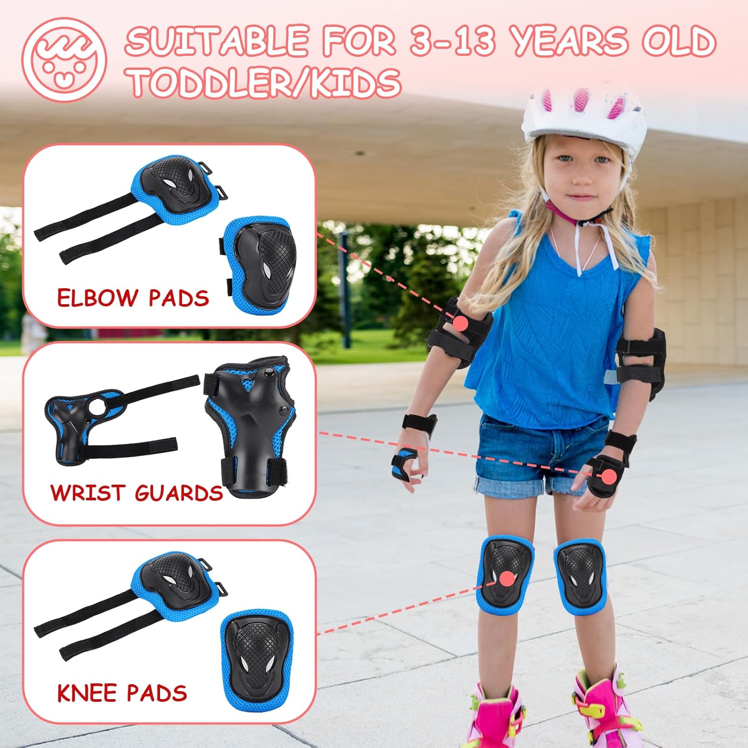 Thumbnail 1 de Bursunly Knieschoner und Protektoren Set – 6-in-1