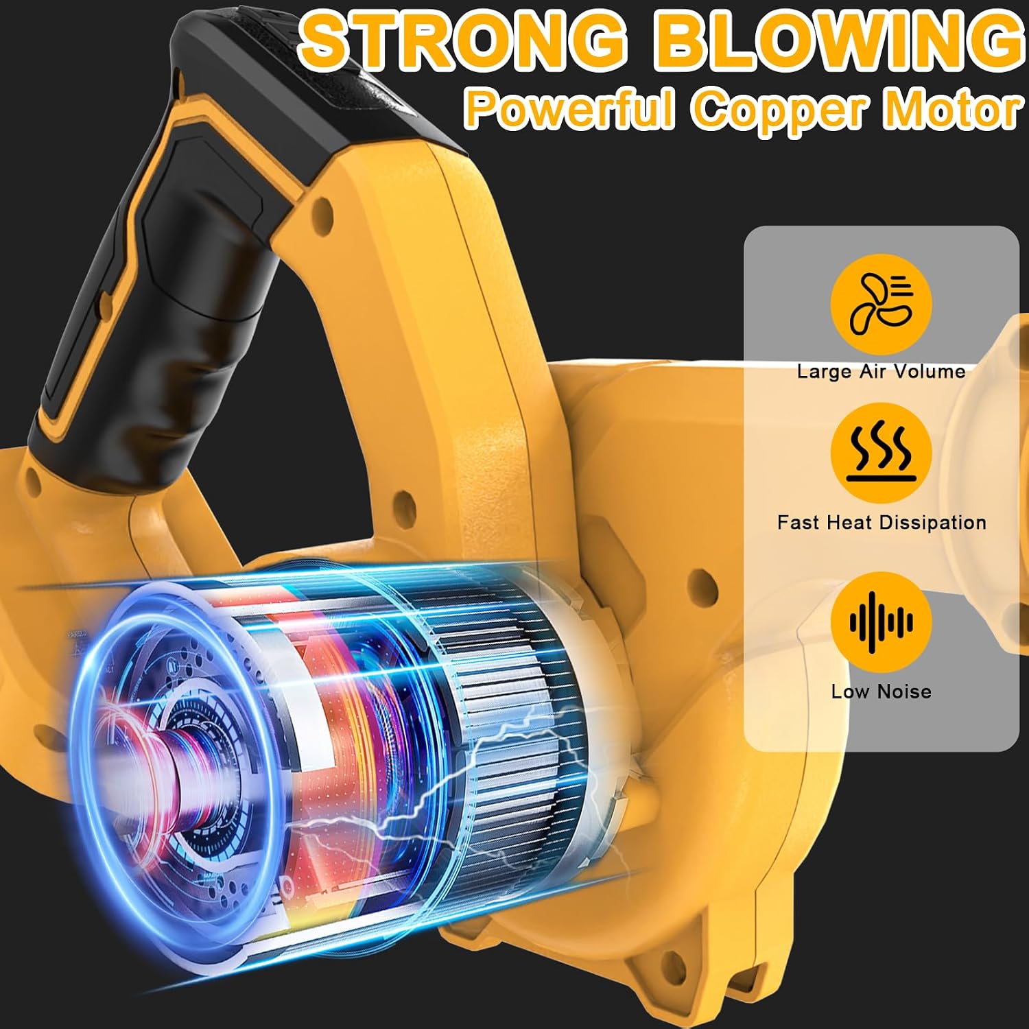Thumbnail 3 de Powarobor Cordless Air Blower 3.4lbs