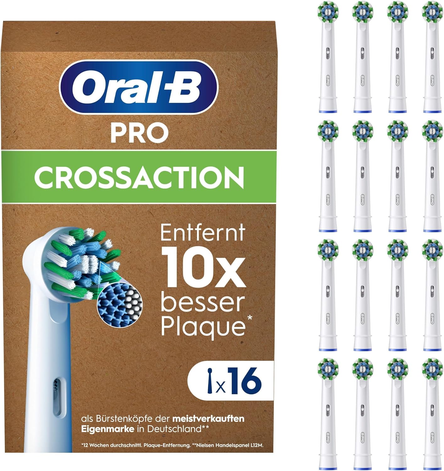 Thumbnail 6 de Oral‑B Pro CrossAction Ersatzbürsten 10er-Pack