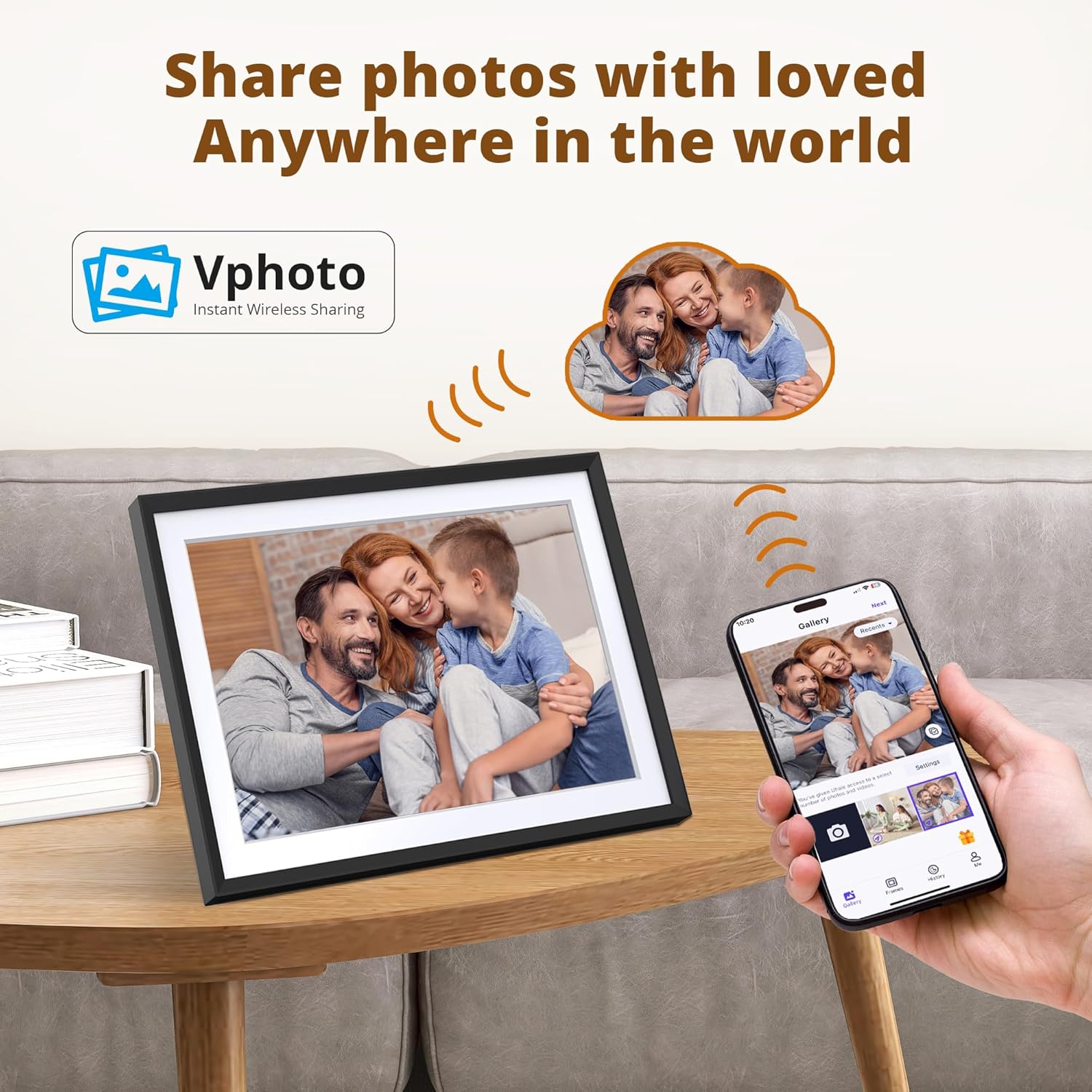 Thumbnail 1 de Dragon Touch 10.1" Digital Photo Frame