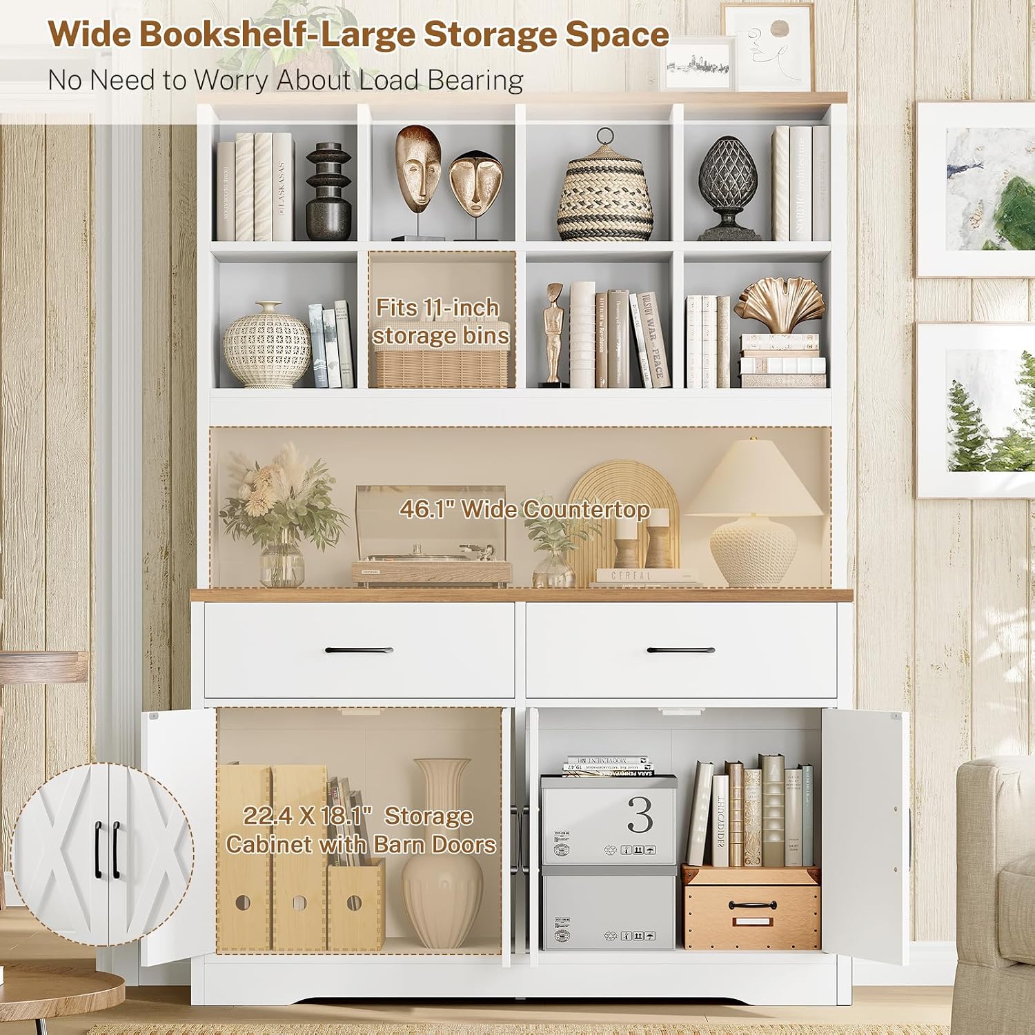 Thumbnail 6 de TEENFON Bookcase, 5-Tier
