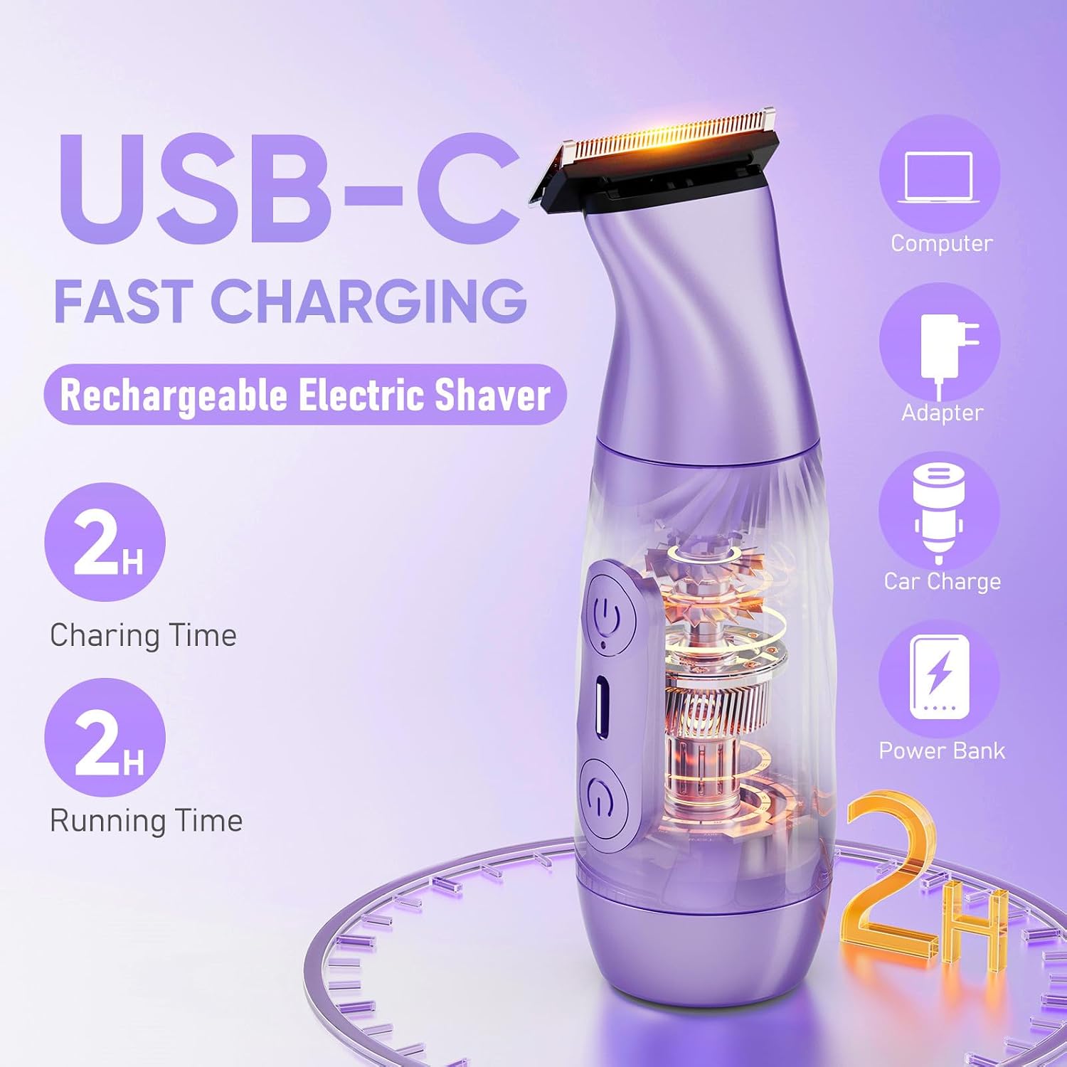 Thumbnail 5 de Kapopop 2-in-1 Bikini Shaver for Sensitive Skin