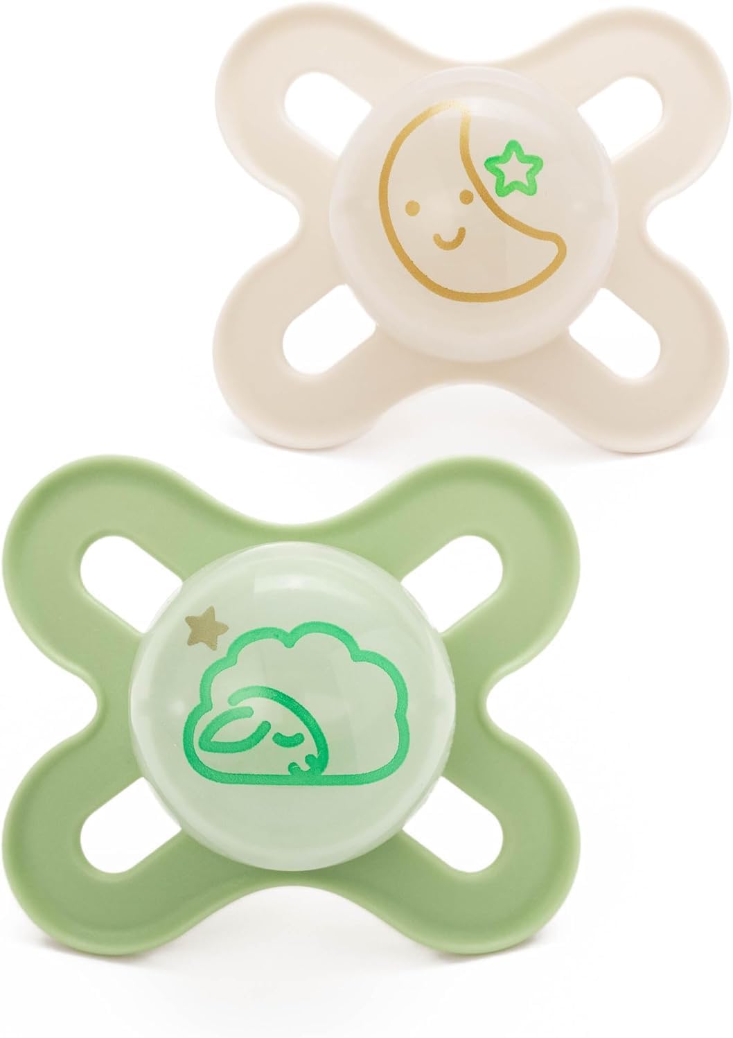 Detalle de MAM Original Start Night Soothers 0-2 Months | 2 Pack