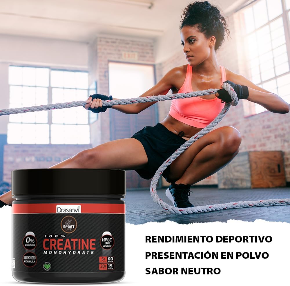 Detalle de CREATINA MONOHIDRATO 300G SPORT LIVE