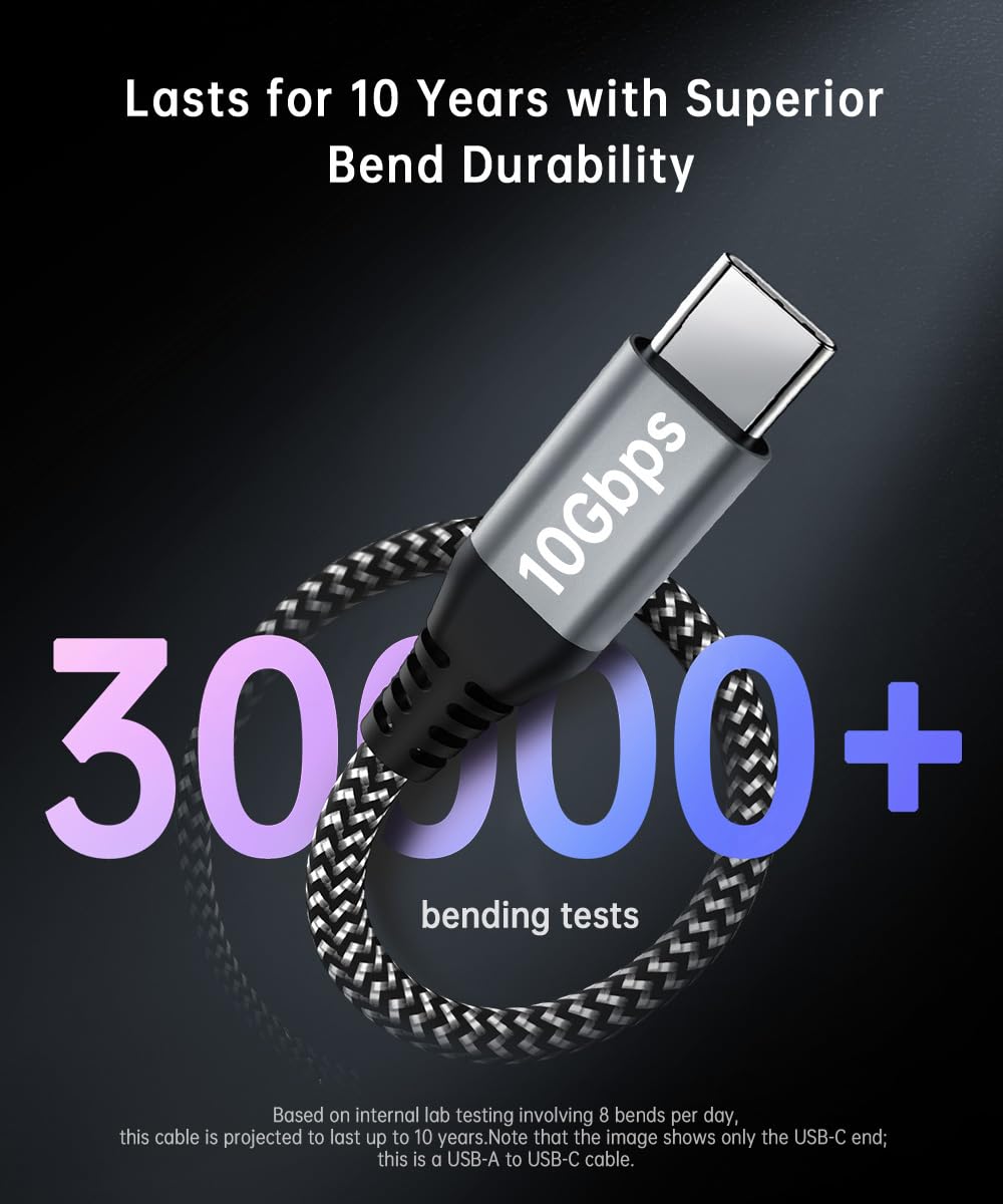 Detalle 1 de 10Gbps USB C Cable, 0.9m