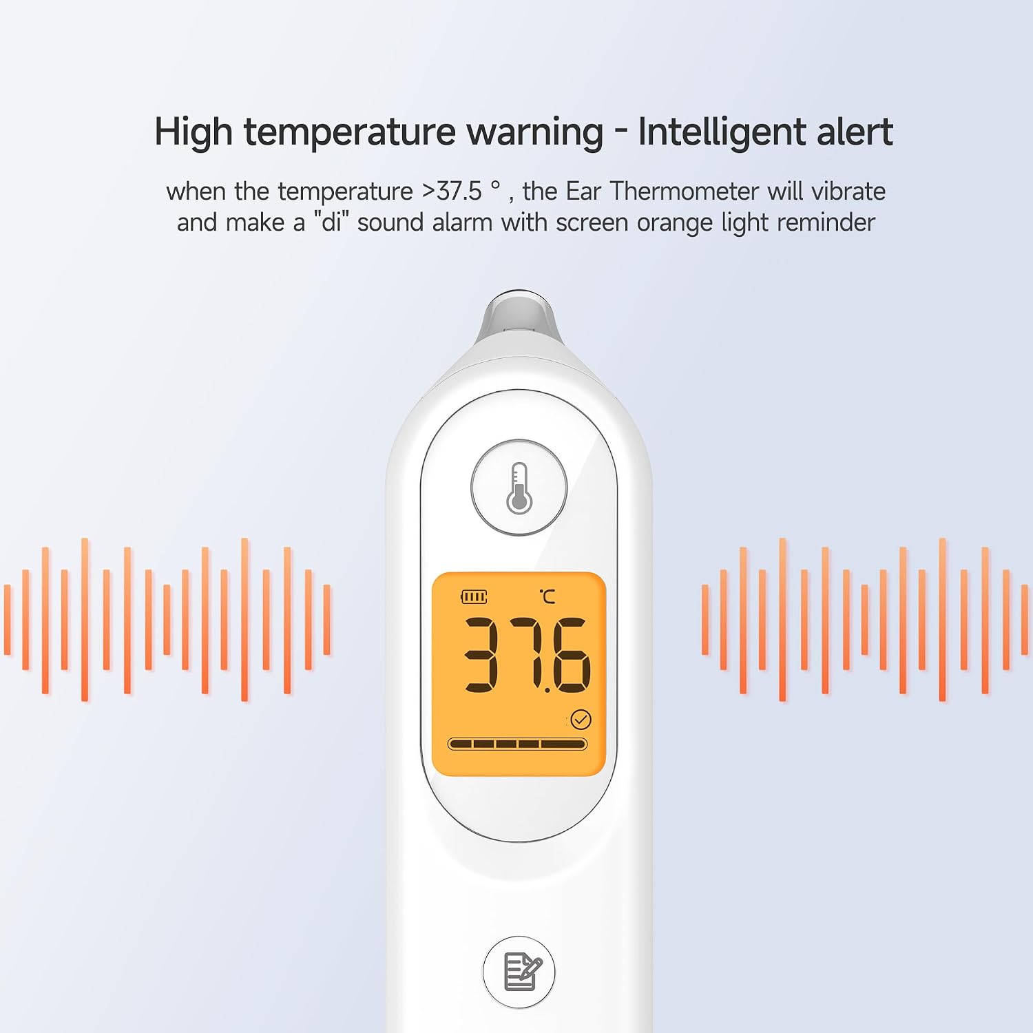 Thumbnail 3 de yuwell YHT101 ear thermometer 7‑reading memory