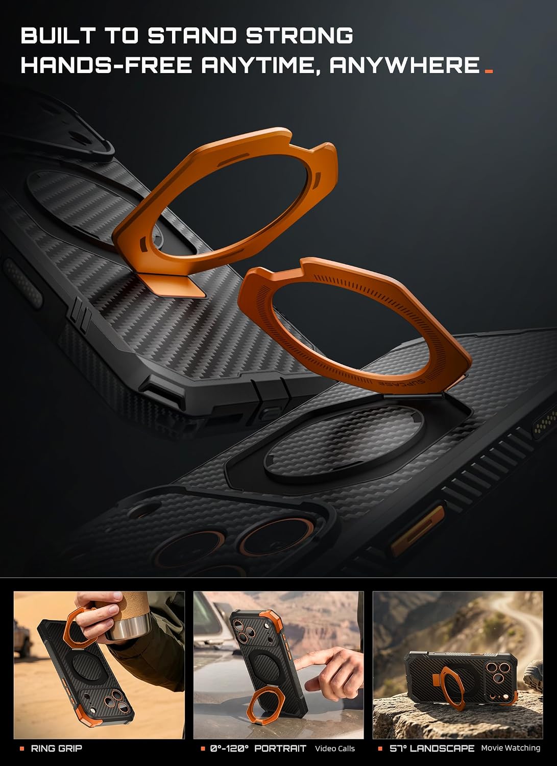 Detalle 2 de SUPCASE AramidOG iPhone 17 Pro Max Case 6.9"