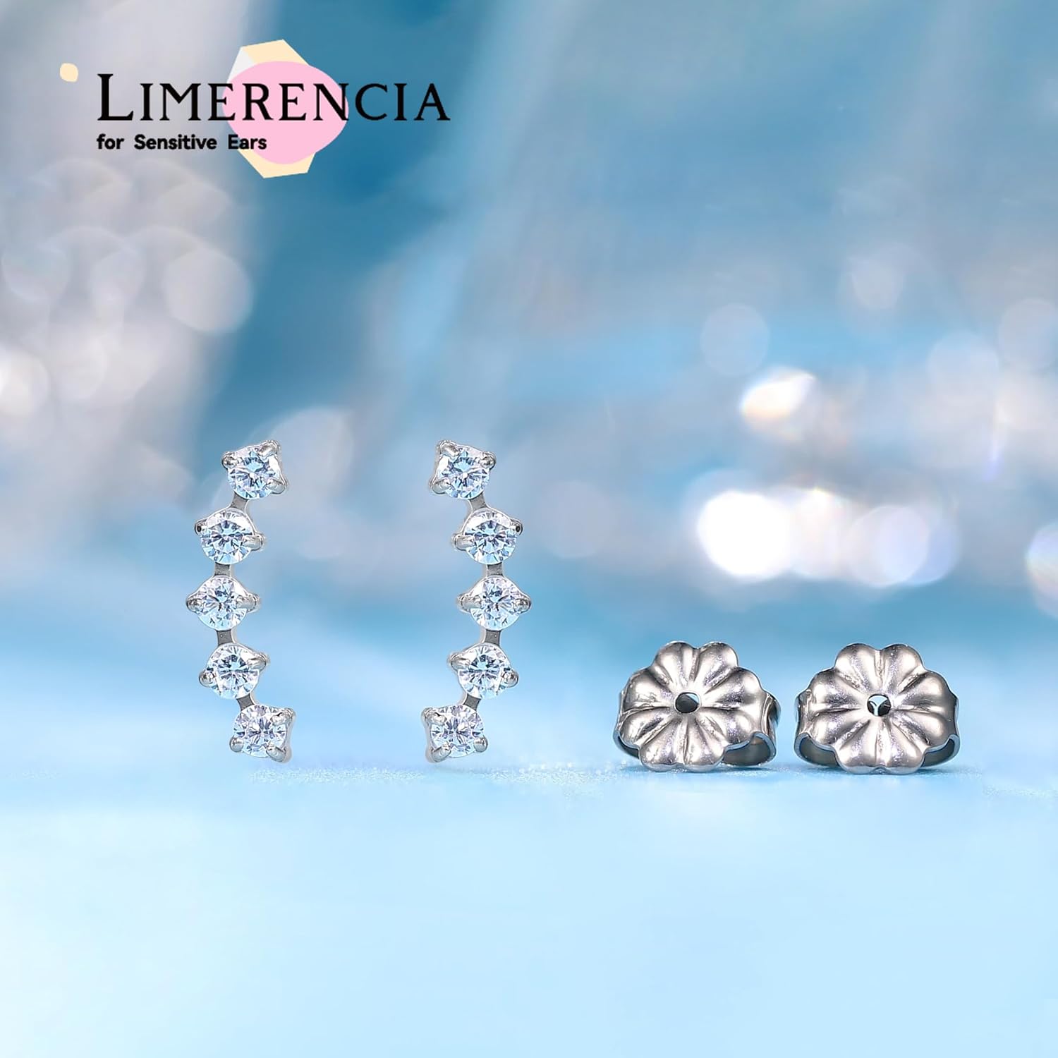Detalle 2 de Limerencia Titan Ohrringe Damen G23 Hypoallergen