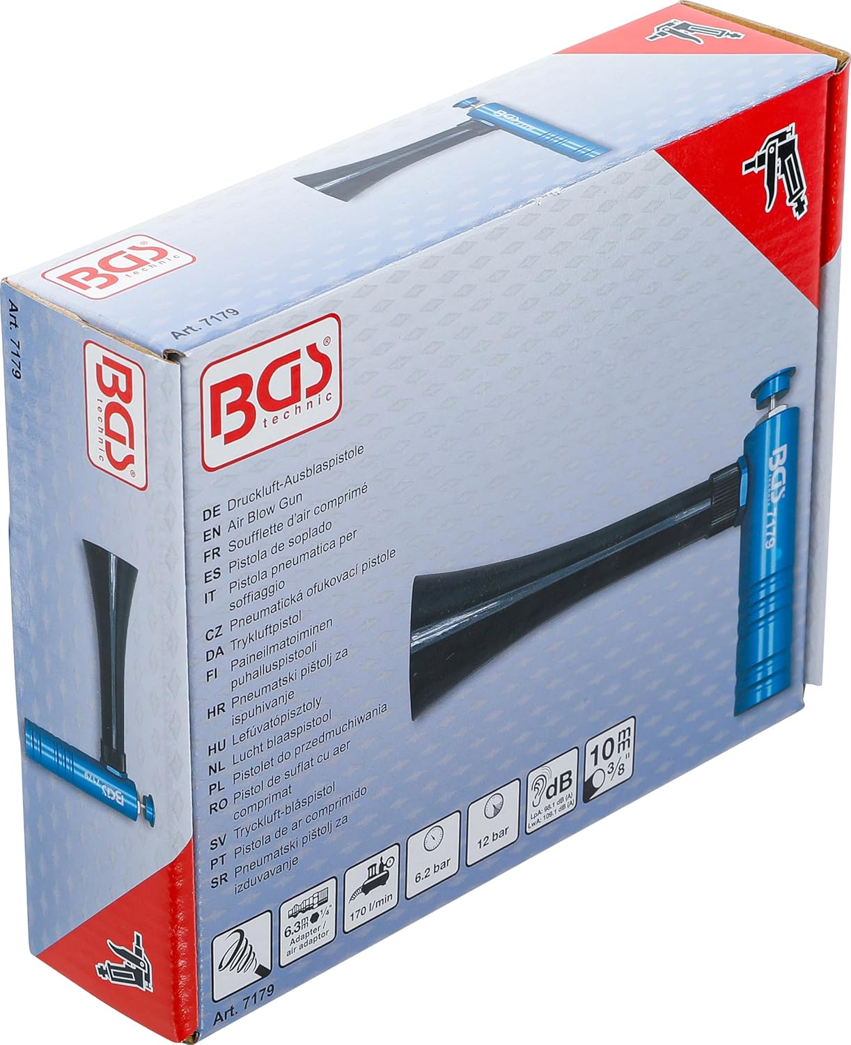 Thumbnail 6 de Turbo-Druckluft-Ausblaspistole BGS 7179