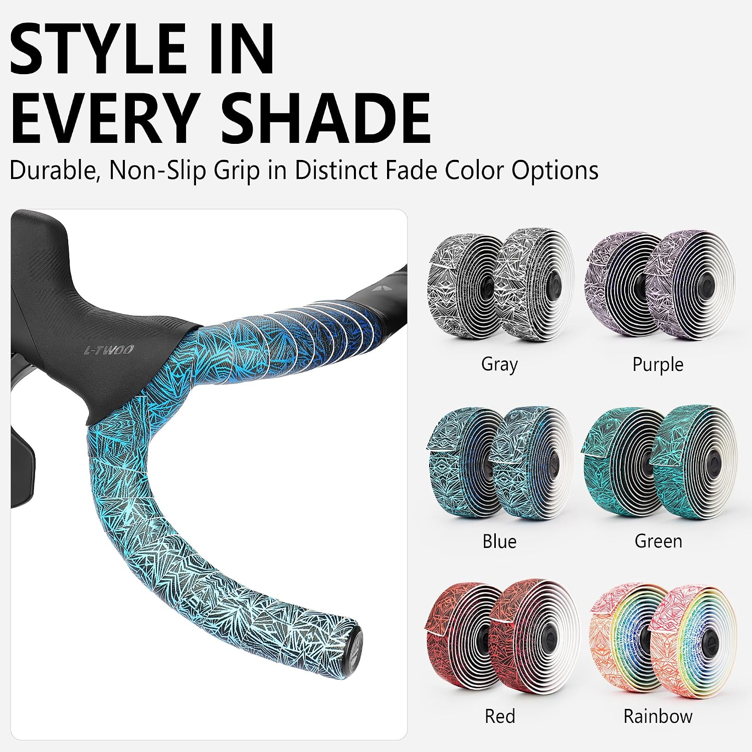 Thumbnail 6 de ATWEINA Road Bike Handlebar Tape, Blue