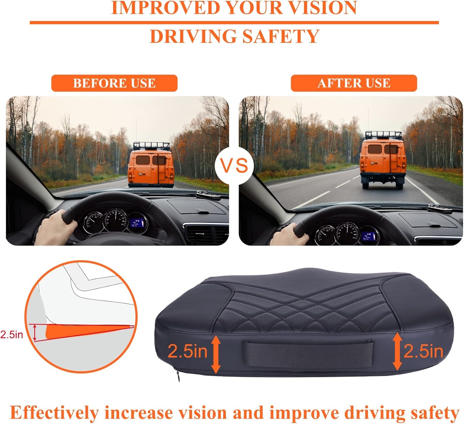 Thumbnail 6 de kingphenix Premium Car Seat Cushion 2.5 in