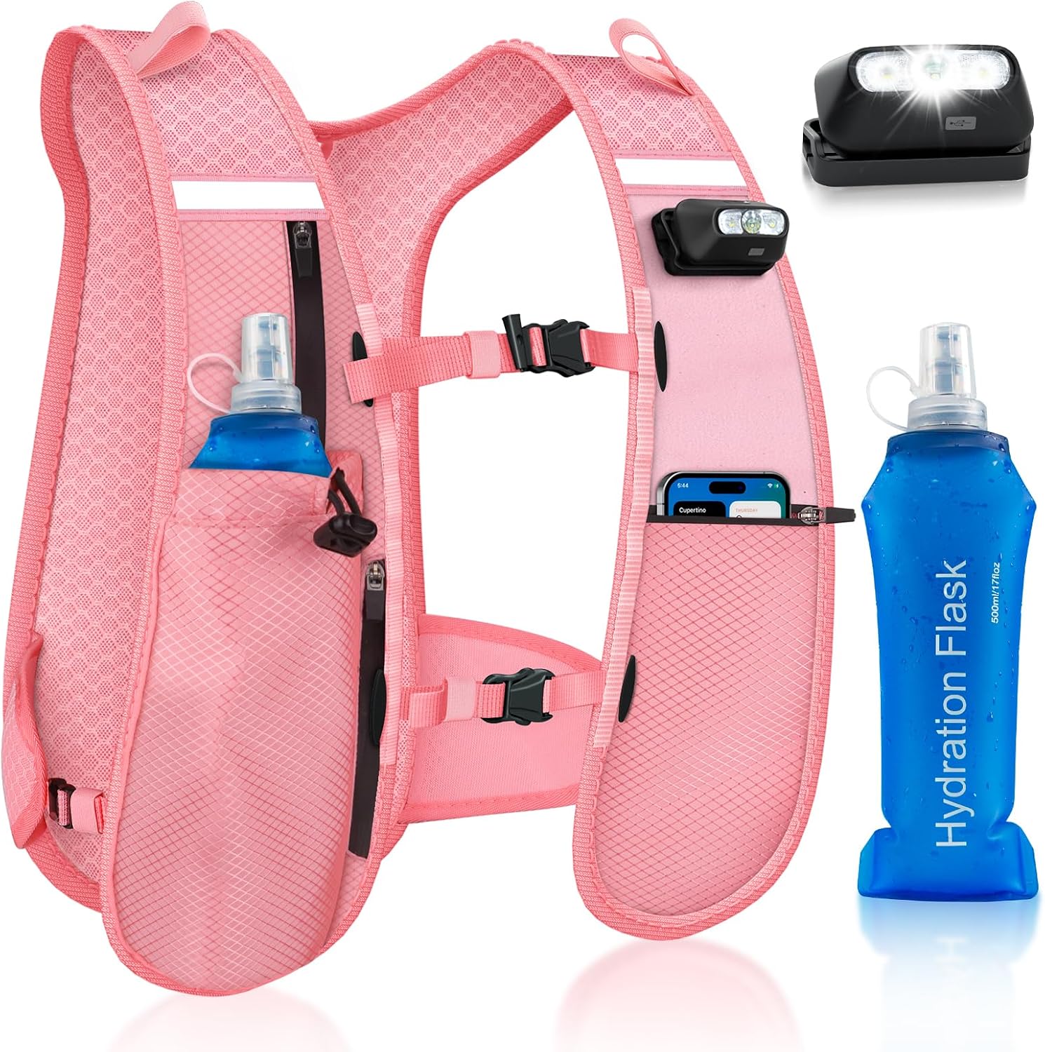 Detalle de Nextyu Chaleco Hidratación Trail Running 500 ml