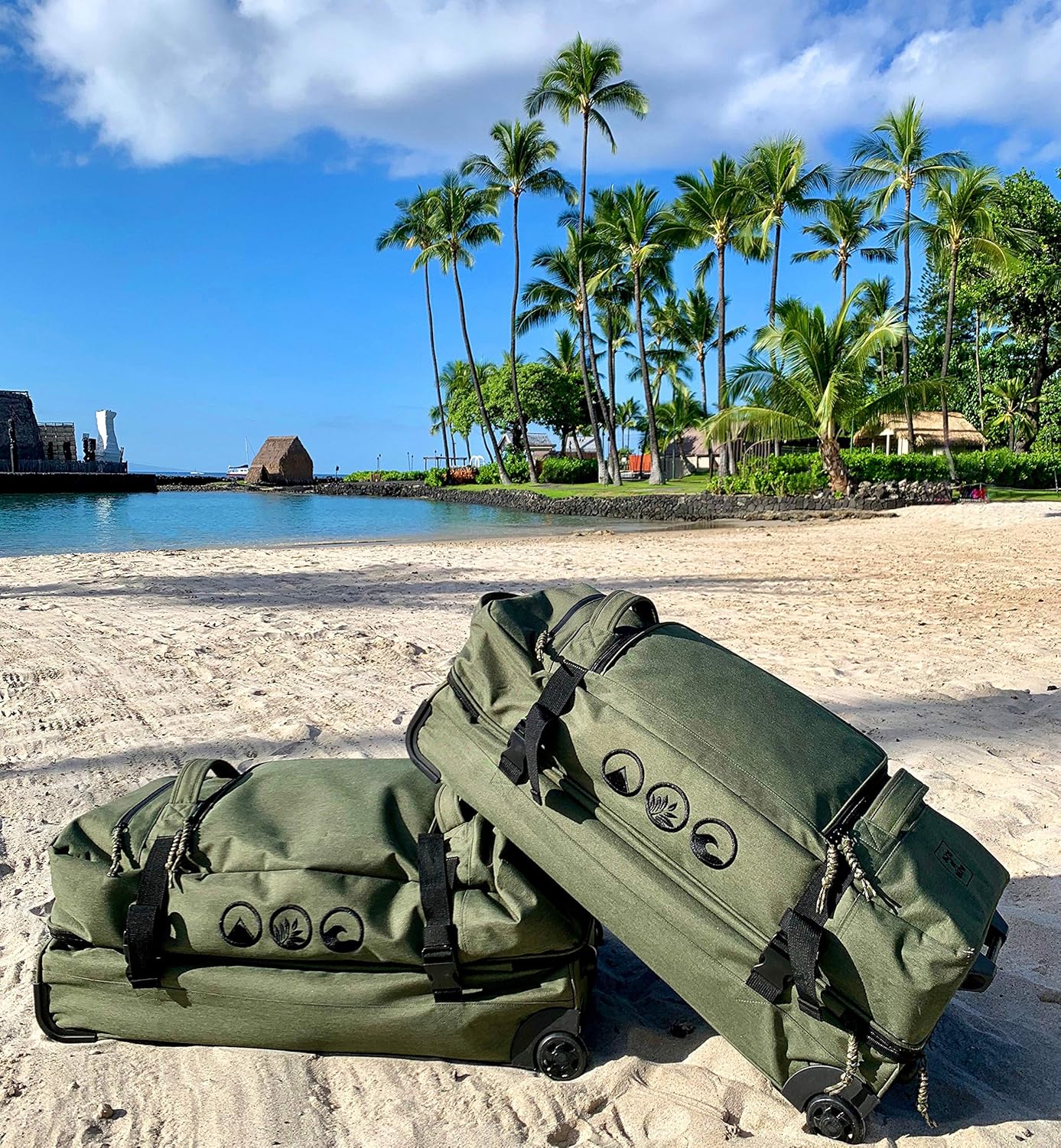 Detalle de Sac de Voyage à Roulettes Kane XXL Split Roller – 140 L, robuste et polyvalent