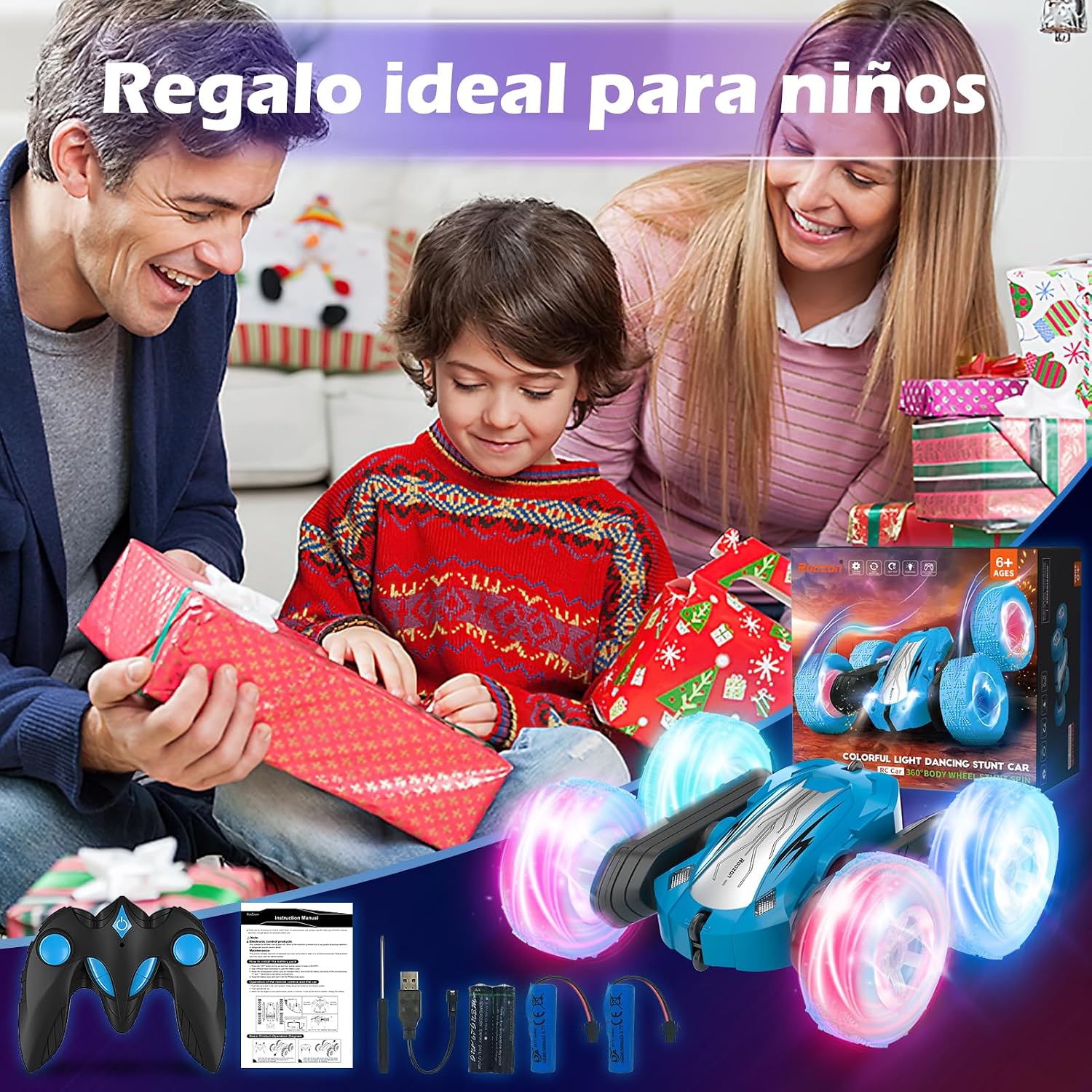 Thumbnail 6 de Rodzon Remote Control Stunt Car for Kids 6+