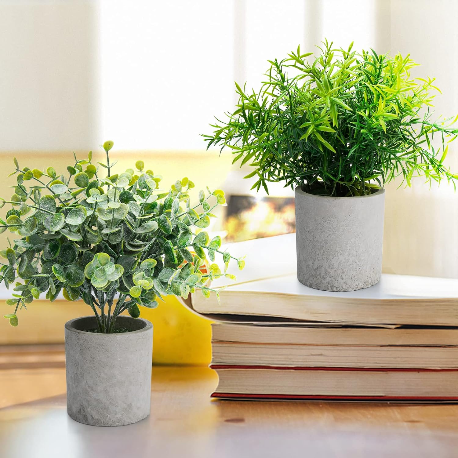Thumbnail 4 de Elecoutek Artificial Plant Set, 4 pots