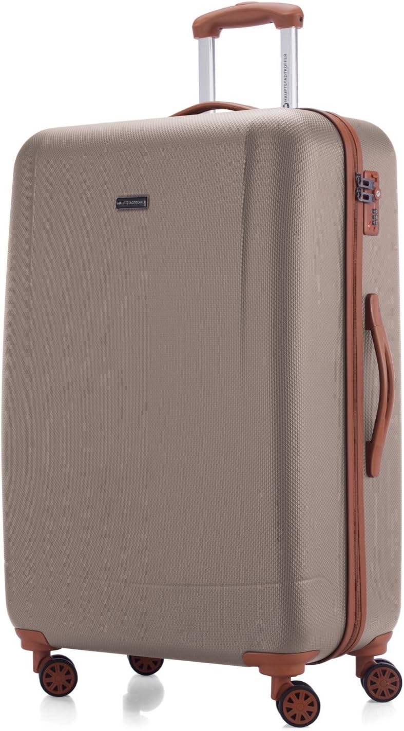 Detalle de HAUPTSTADTKOFFER Wannsee: Valigia da viaggio rigida 77 cm, ABS, 94 L, TSA, Champagne