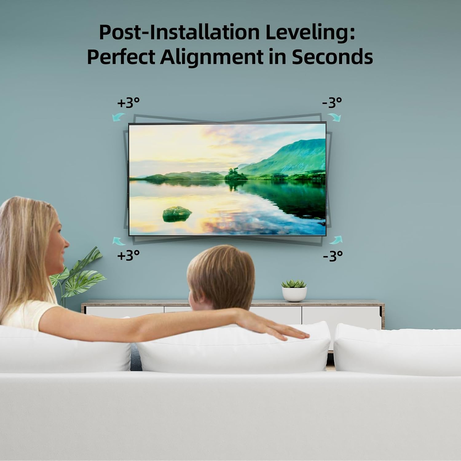 Thumbnail 6 de HCMOUNTING Long Arm TV Wall Mount 110 lb