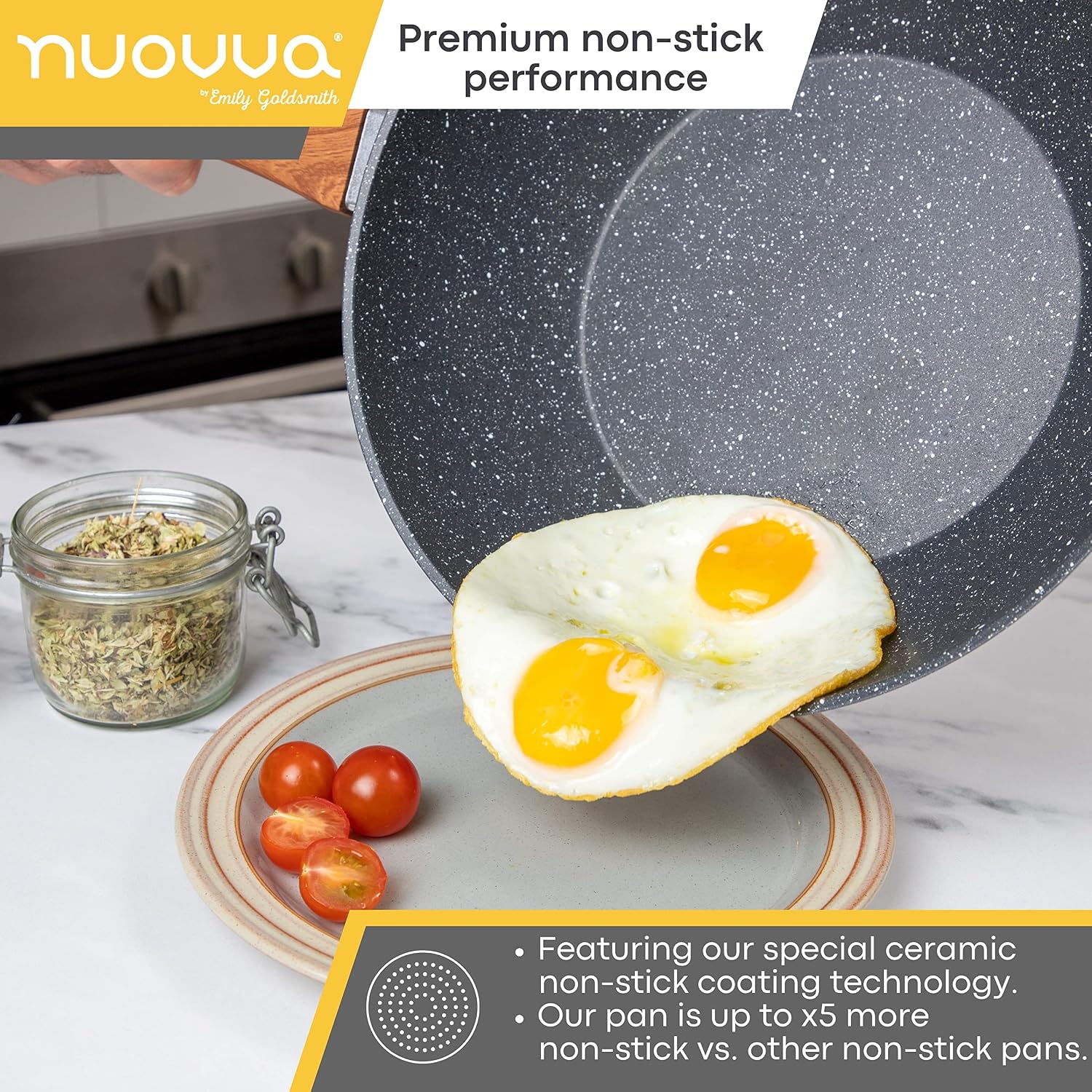 Thumbnail 4 de nuovva Induction Wok Pan 28cm