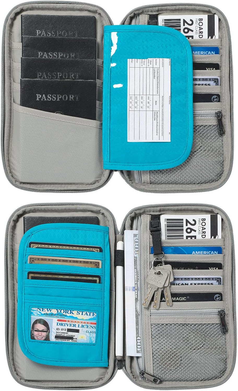 Thumbnail 6 de VanFn RFID passport wallet travel organiser