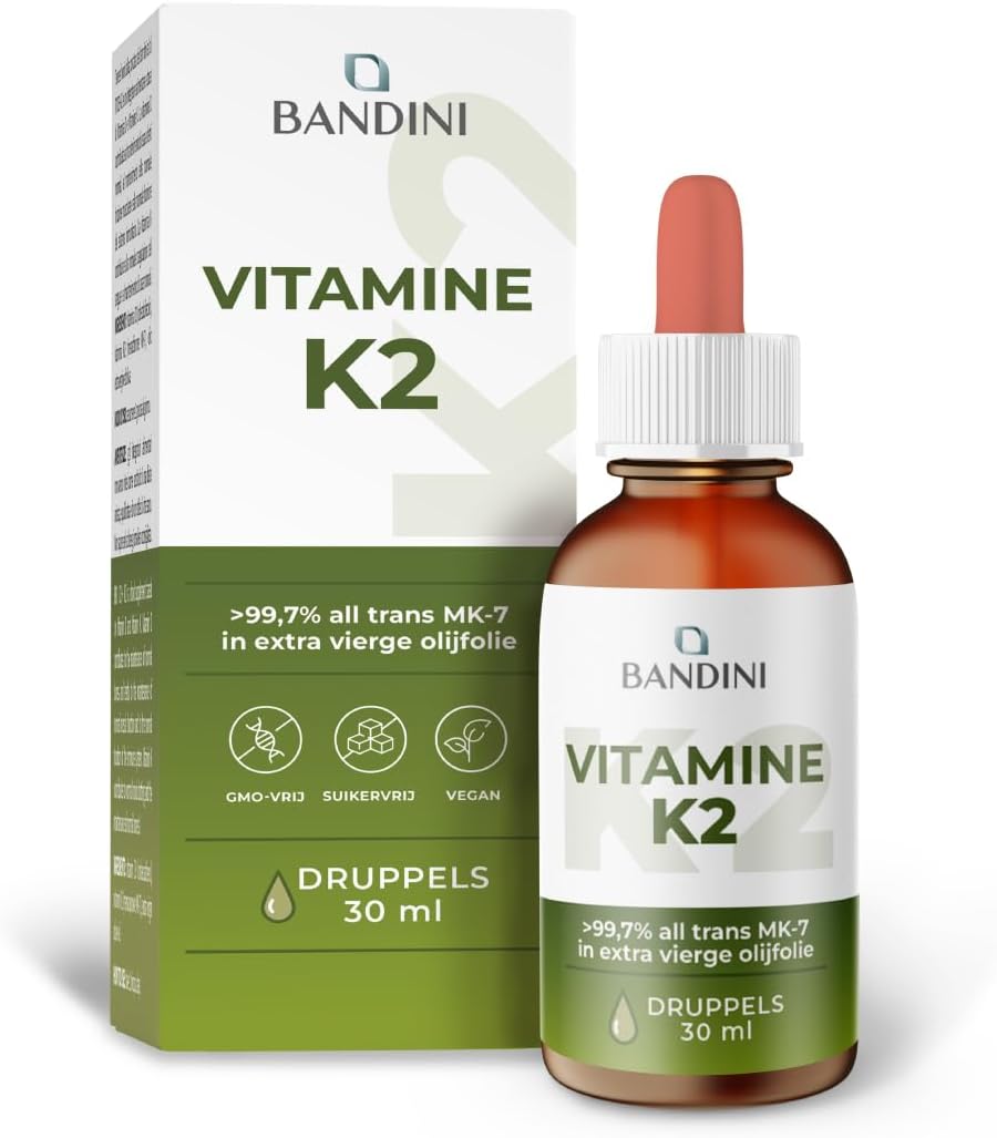 Detalle de BANDINI Vitamine K2 MK7-druppels, 200 µg per dag, 30 ml