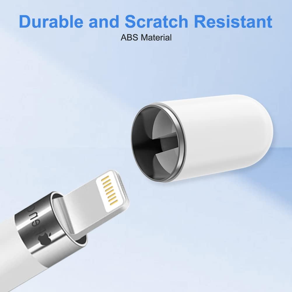 Detalle 2 de Flintronic lot de 2 capuchons magnétiques de remplacement pour Apple Pencil 1re génération (accessoires)
