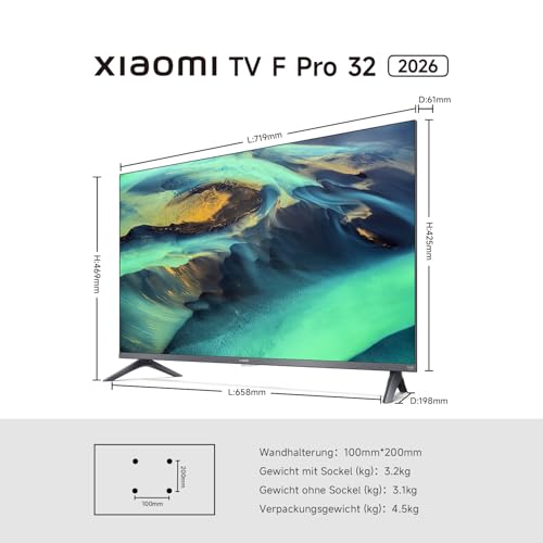 Thumbnail 13 de Xiaomi TV F Pro 32" – QLED, Fire OS7 und Triple Tuner für Streaming und Kabel/Sat